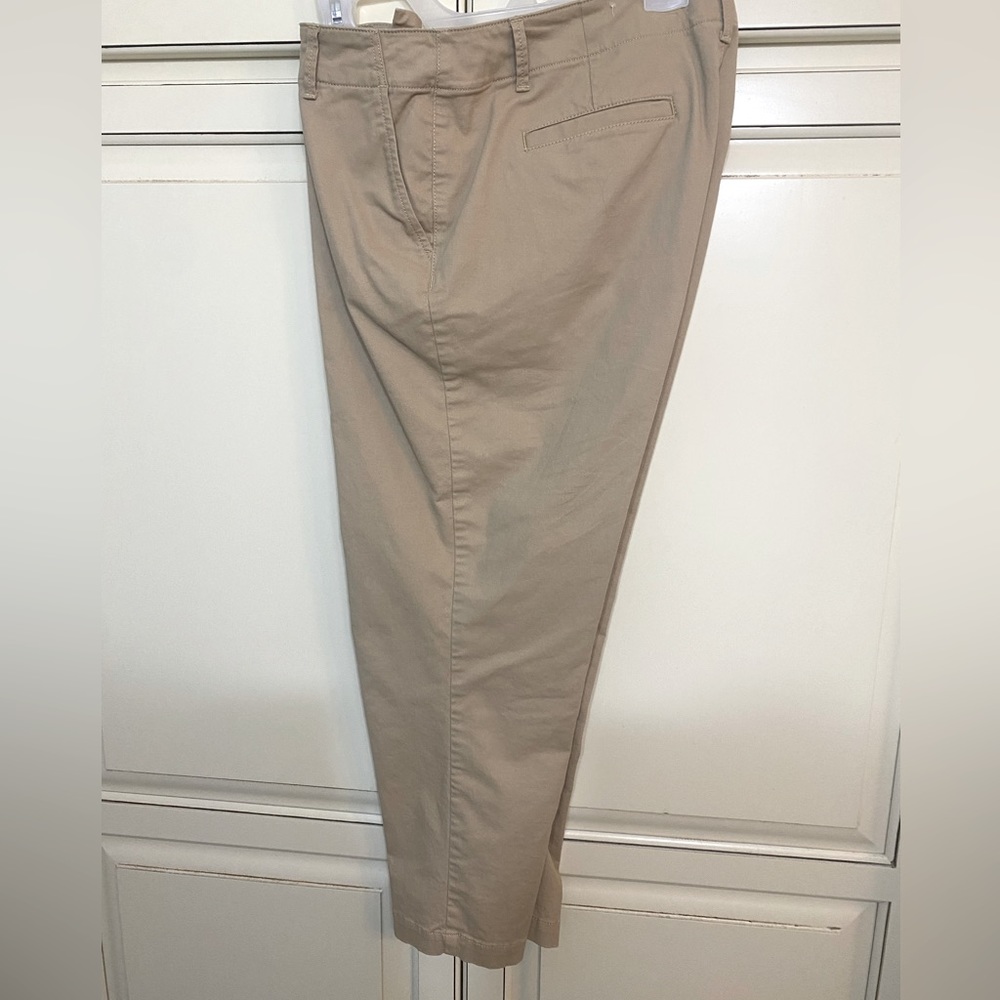Loft 12p khaki pants. The Monroe slim style. Worn once.